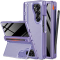 NINKI for Samsung Z Fold 6 Case with S Pen Holder & Hidden Kickstand