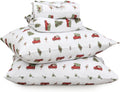 Queen Flannel Sheets 100% Cotton - Deep Pocket 16in, 4 Piece Set