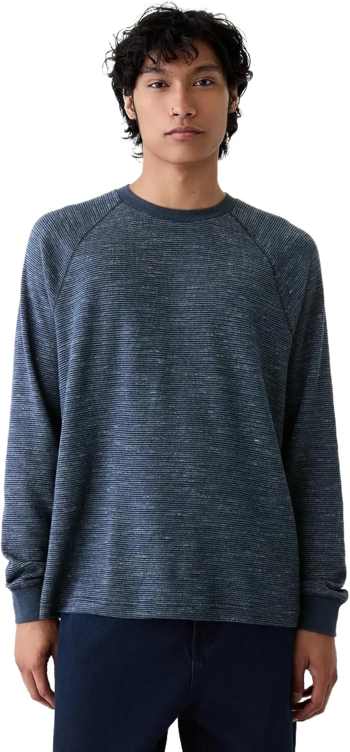 GAP Men's Warm Waffle Crewneck Tee