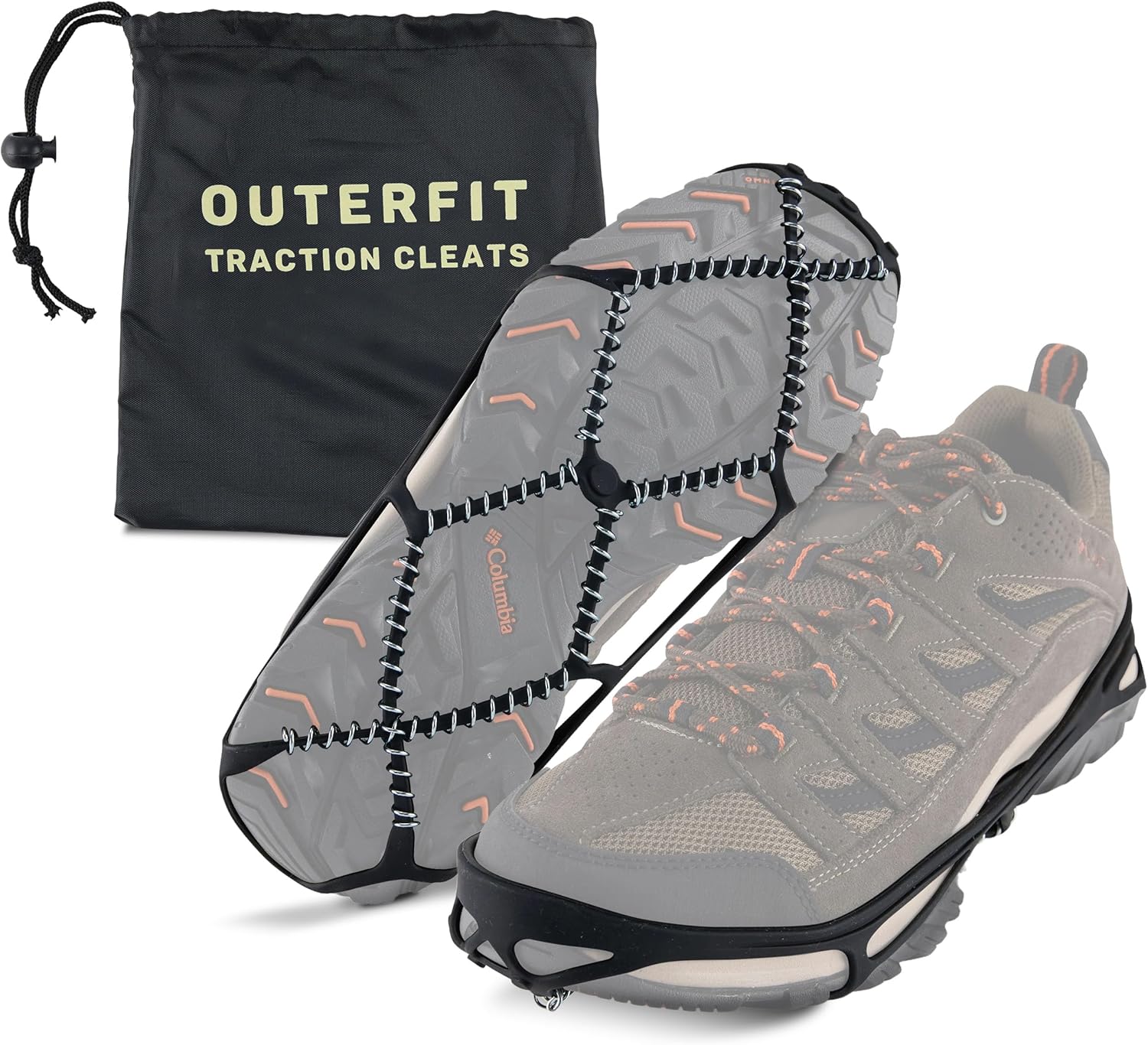 Outerfit Ice Cleats - Non-Slip Shoe Spikes