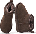 Project Cloud Genuine Leather Girls Boots - Lightweight Cozy Fur Ankle