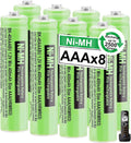 OSIM 8Pack BK-40AAABU 1.2V AAA Ni-MH Rechargeable Batteries - Long