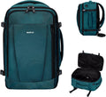 Travel Backpack 30L for Men - ECOHUB Underseat Carry On Blue Green