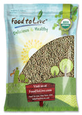 Organic Whole Green Lentils, 15 lb - Quick-Cooking Pantry Staple