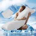 DOWNCOOL Large Body Pillow Insert with Cooling Cover - Soft Long Bed