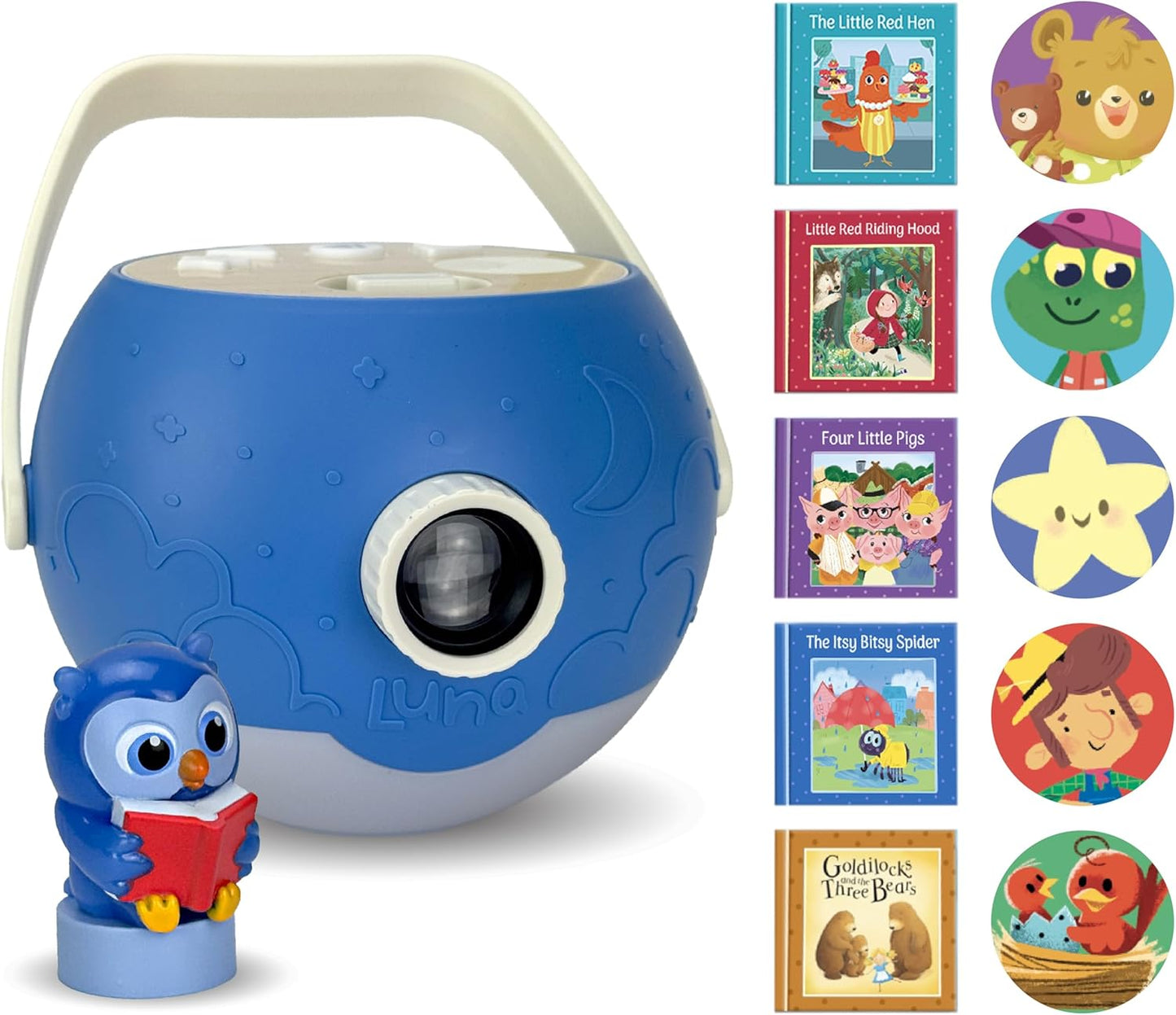 Kids Book Projector for Magical Storytime & Night Light Fun