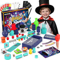 Magic Kit - 208+ Magic Tricks for Kids Age 6-8 - Beginner Magic Set