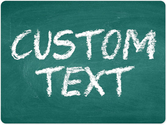 Custom Street Sign with 11 Font Colors and 22 Sizes Available