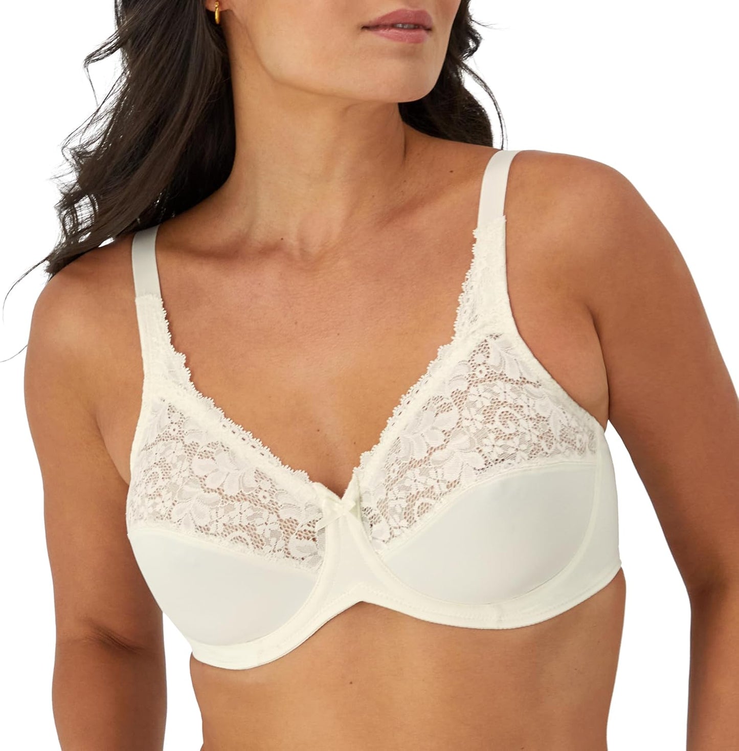 Bali Women's Lilyette Minimizer Underwire Lace Trim Bra Review