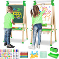 JOYOOSS Easel for Kids Adjustable Wooden Art Easel with Paper Roll