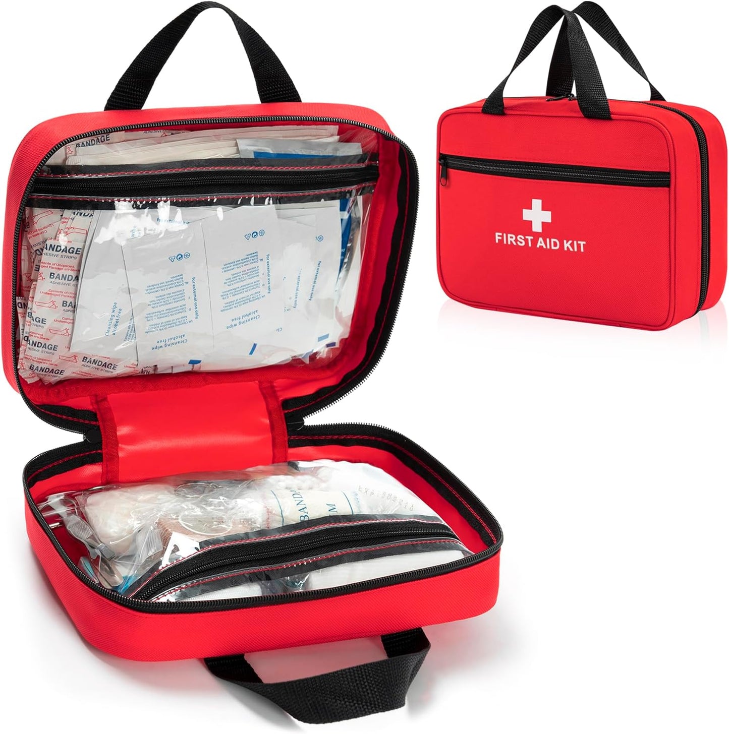 Premium 330-Piece Waterproof First Aid Kit