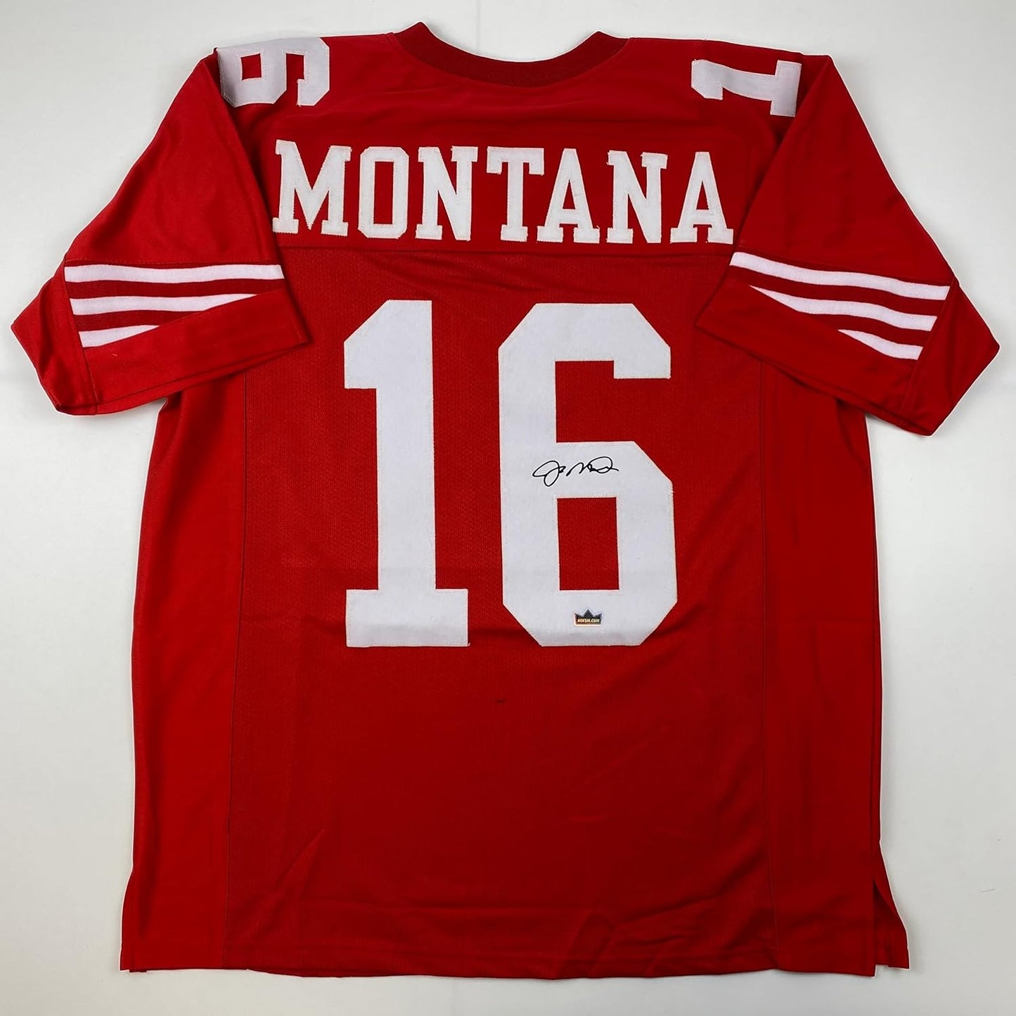 Facsimile Autographed Joe Montana Jersey for Sports Fans