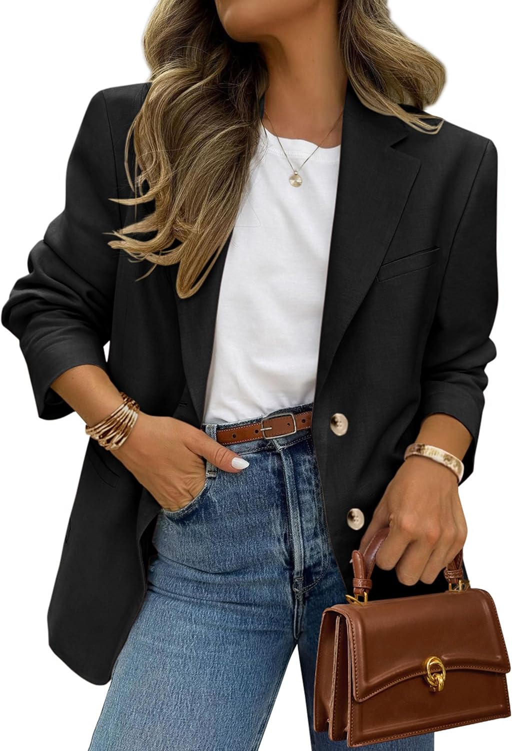 PRETTYGARDEN Blazers for Women Business Casual Work Jacket