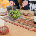 Homespice Chester Jute Braided Long Table Runner 11x36 - Rustic Cabin