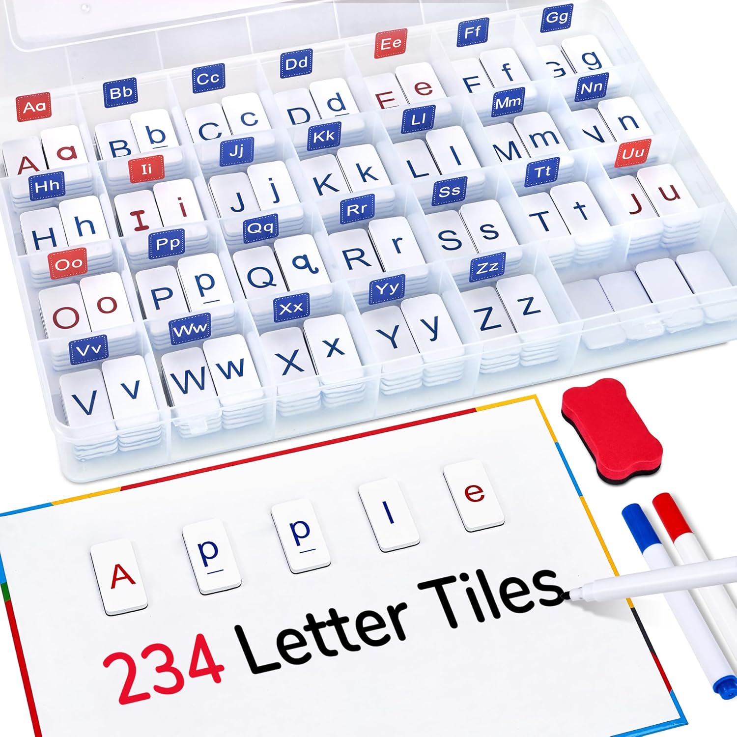 Classroom Magnetic Letter Tiles for Phonics and Spelling Fun
