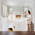 Reinforced 42in Extra Tall x 75in Retractable Gate - Heavy Duty Pet