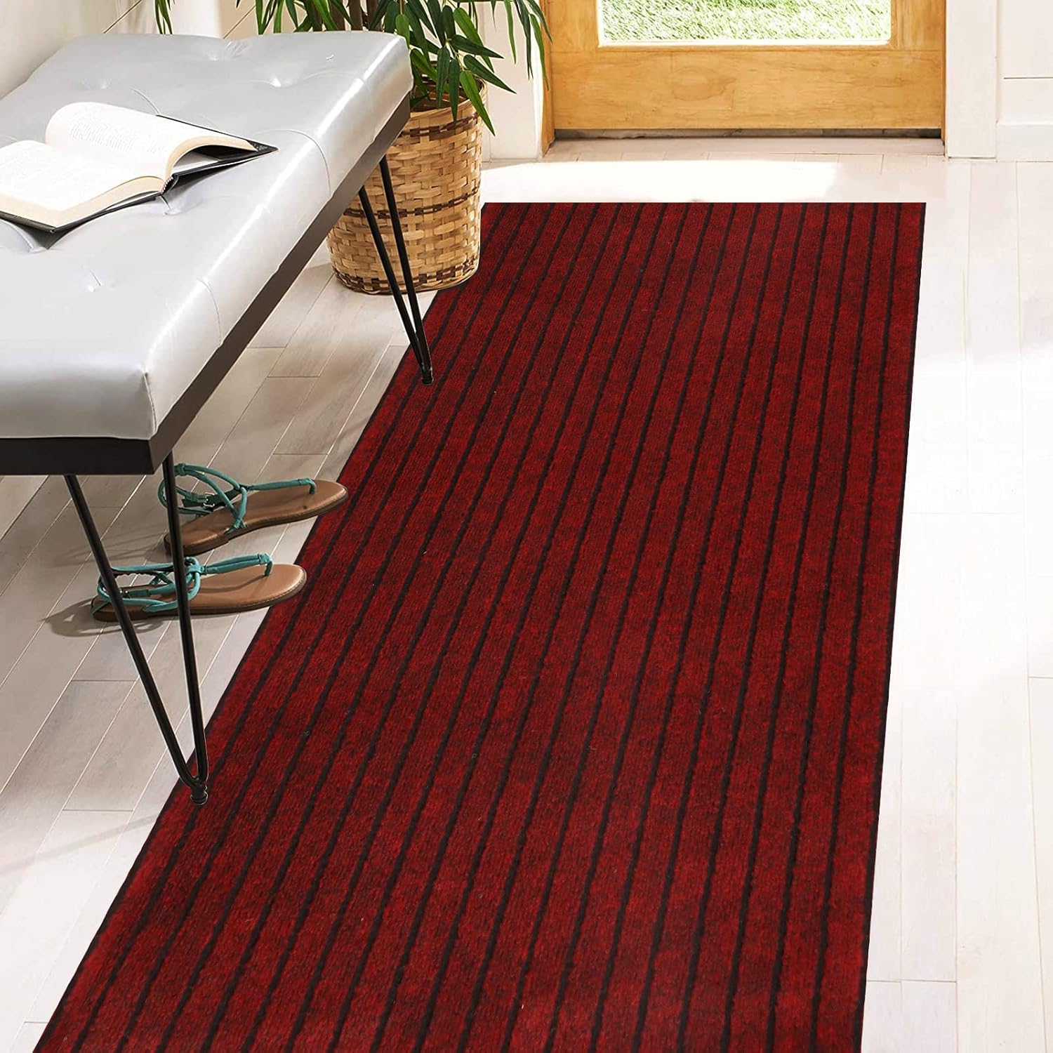 3ft x 4ft Runner Rugs with Rubber Backing for Indoor Outdoor Use