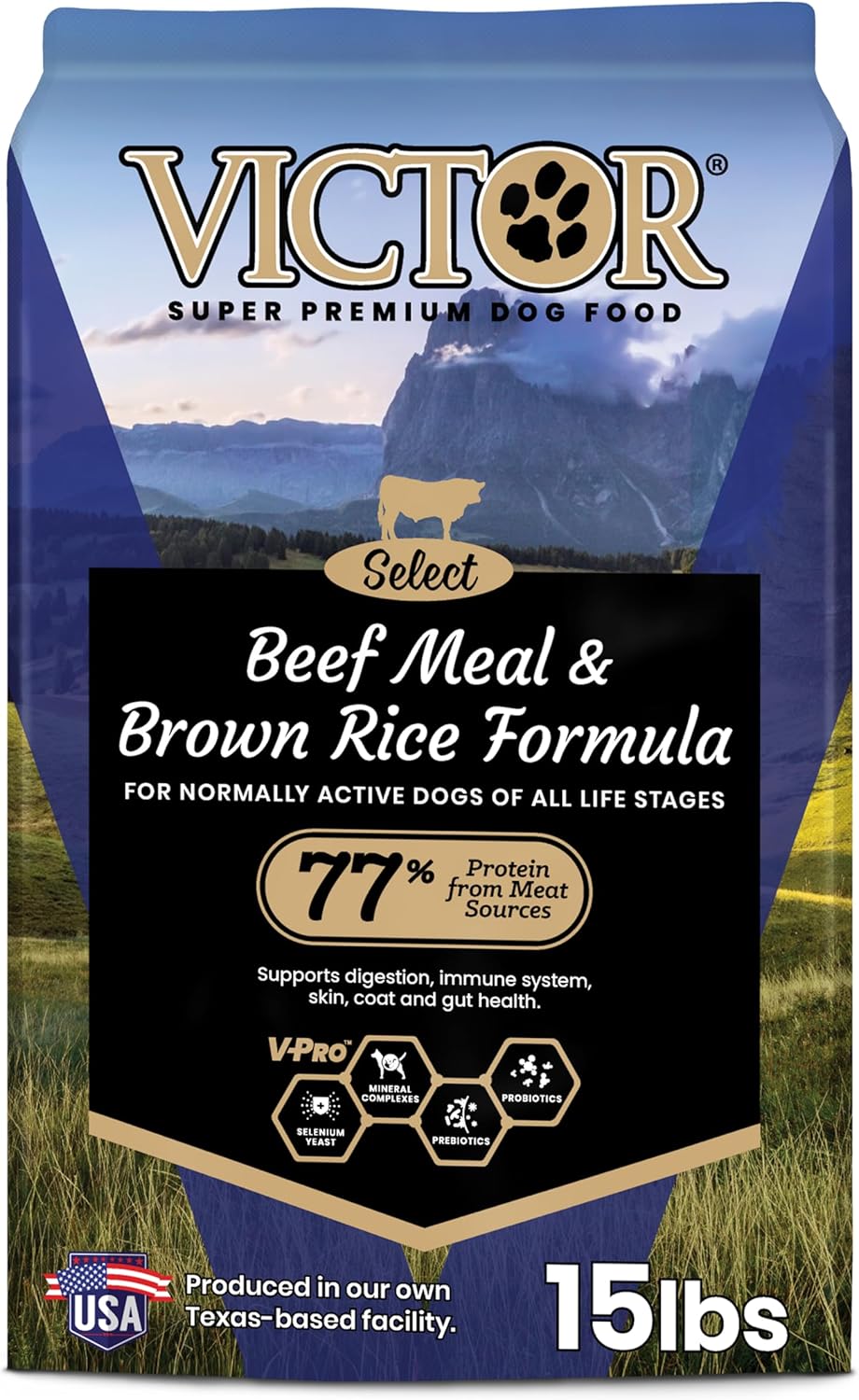 VICTOR Super Premium Dog Food for Immune and Gut Health