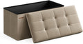 30 in Folding Storage Ottoman Bench - Quick Assembly, 660 lb Capacity