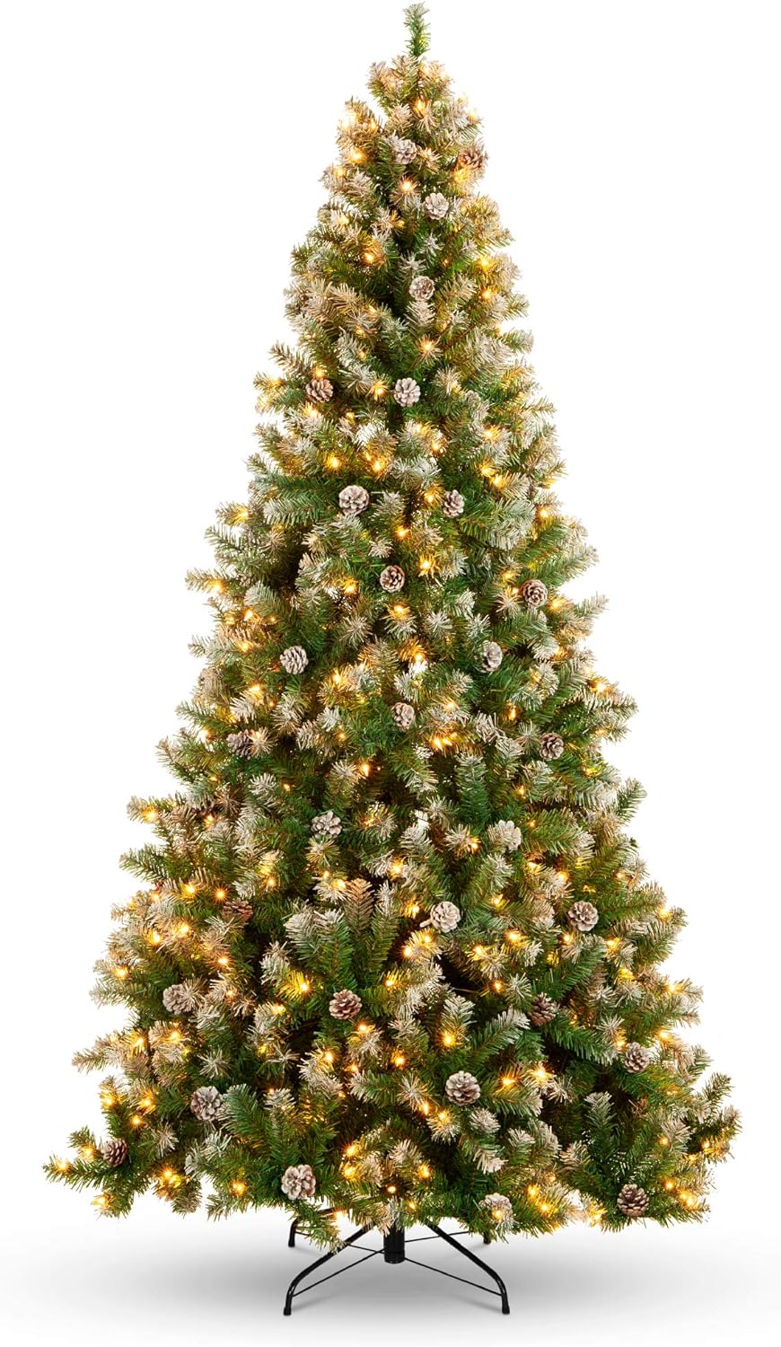 6ft Pre-Lit Pre-Decorated Pine Artificial Christmas Tree