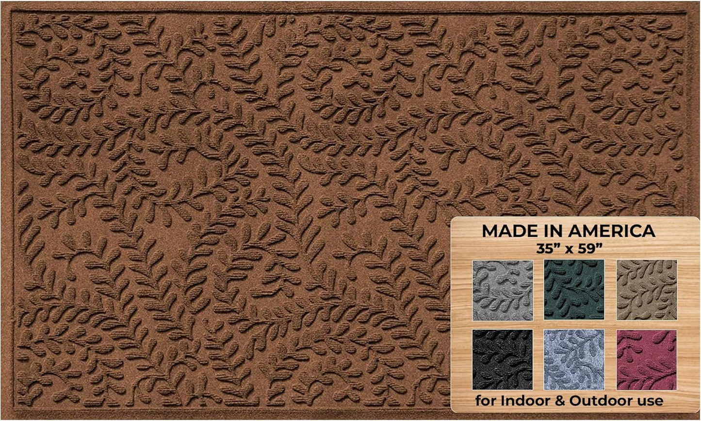 WaterHog Indoor/Outdoor Door Mat - Durable & Skid-Resistant