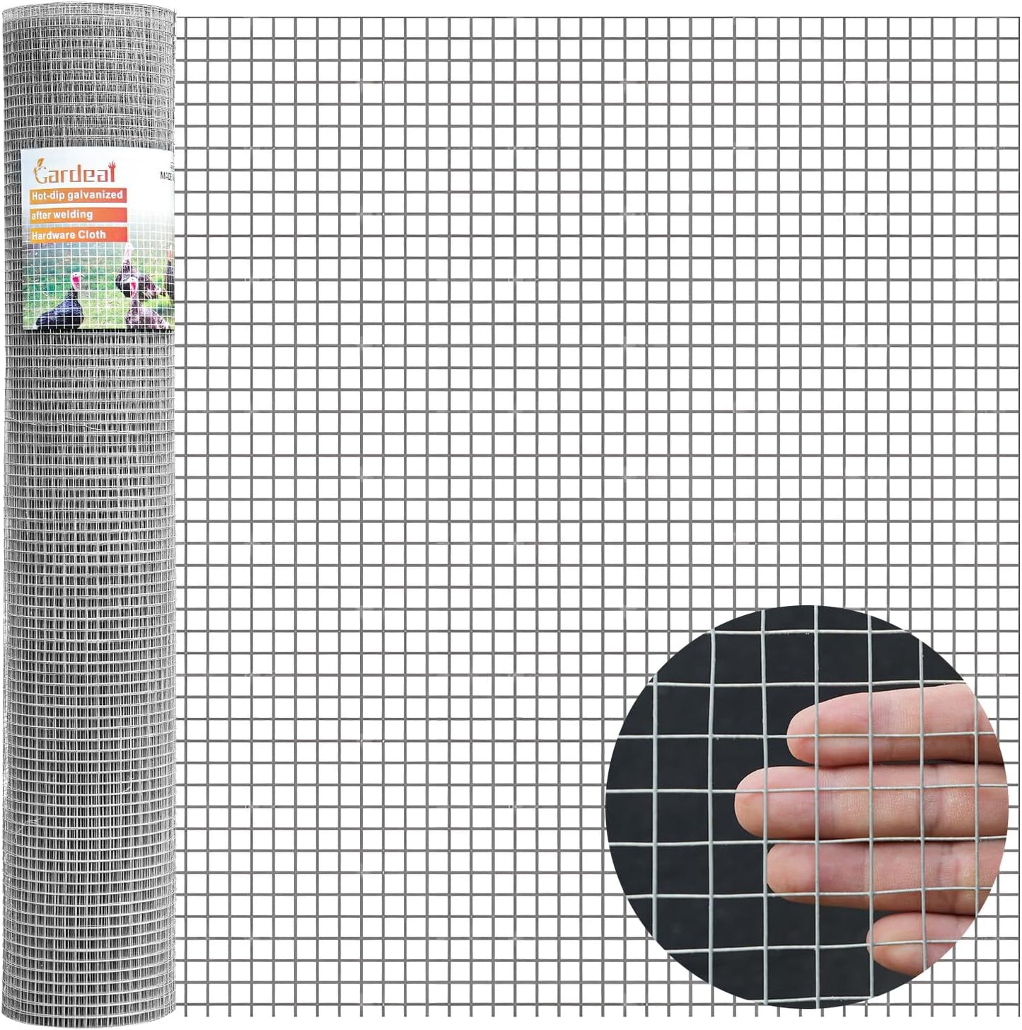 48in x 100ft Hardware Cloth for Gardens and Poultry Fencing