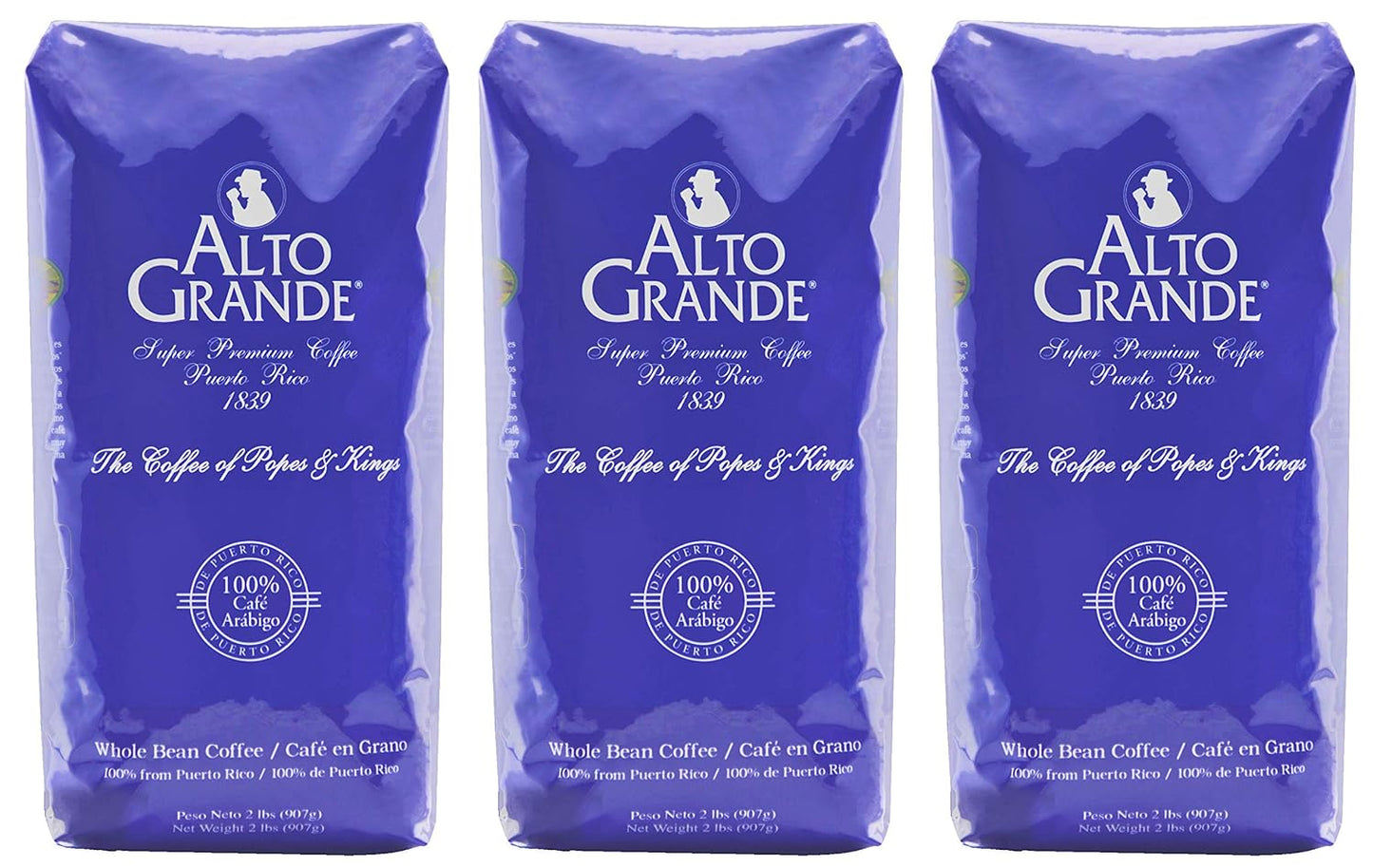 Alto Grande Super Premium Coffee Whole Beans - 6 Pound Pack