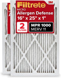 Filtrete 16x25x1 AC Furnace Air Filter - MERV 11 Micro Allergen