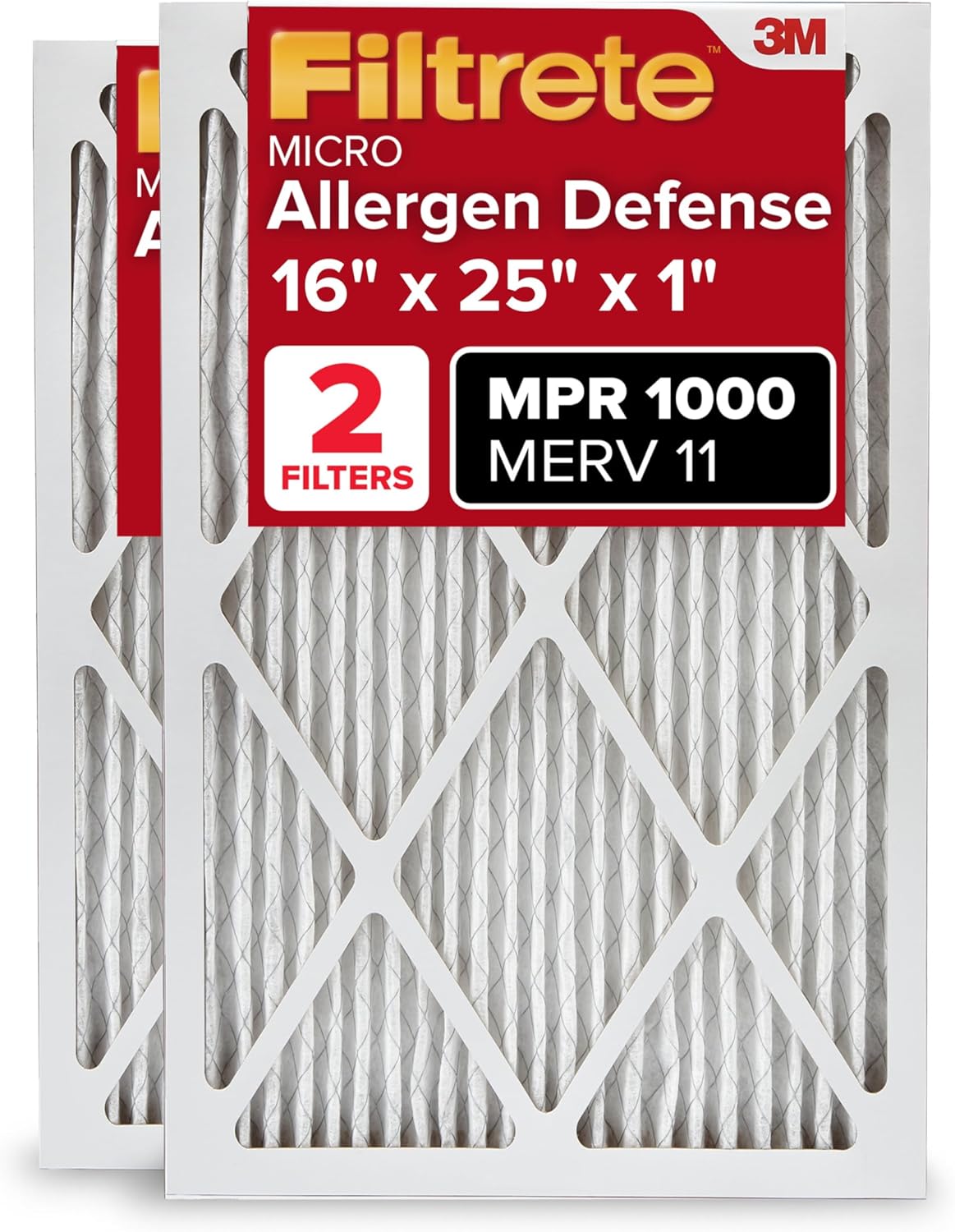 Filtrete 16x25x1 AC Furnace Air Filter for Cleaner Air
