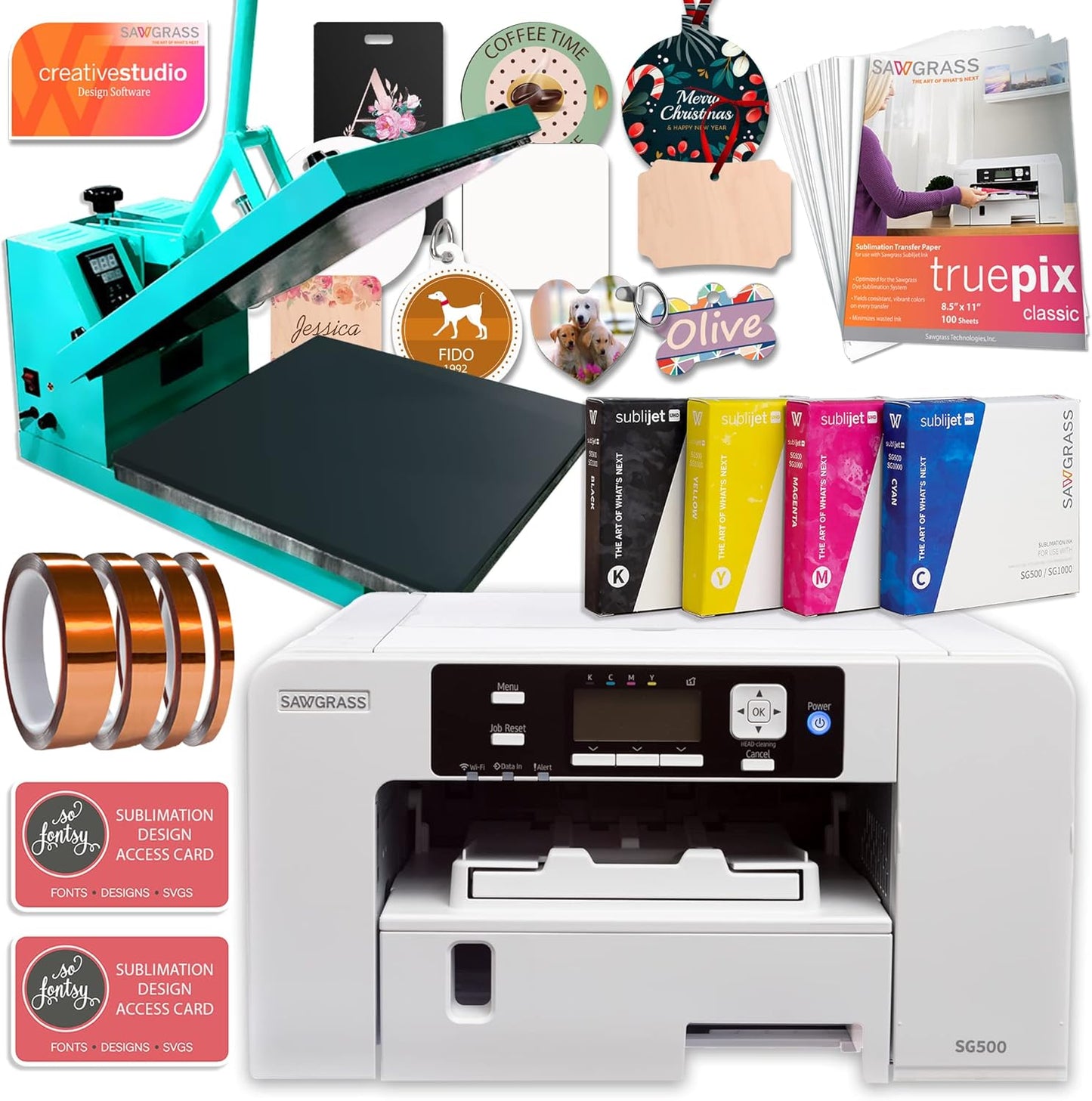 Sawgrass UHD Virtuoso SG500 Bundle - Sublimate with Ease