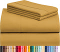 LuxClub 4 PC Queen Sheet Set for Ultimate Comfort and Style