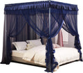 Canopy Bed Curtains Bed Canopy Royal Luxurious Cozy Drapes Netting