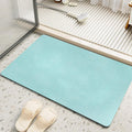 Diatomaceous Earth Bath Mat Long Runner 23.6x66.9 in Green - Quick Dry