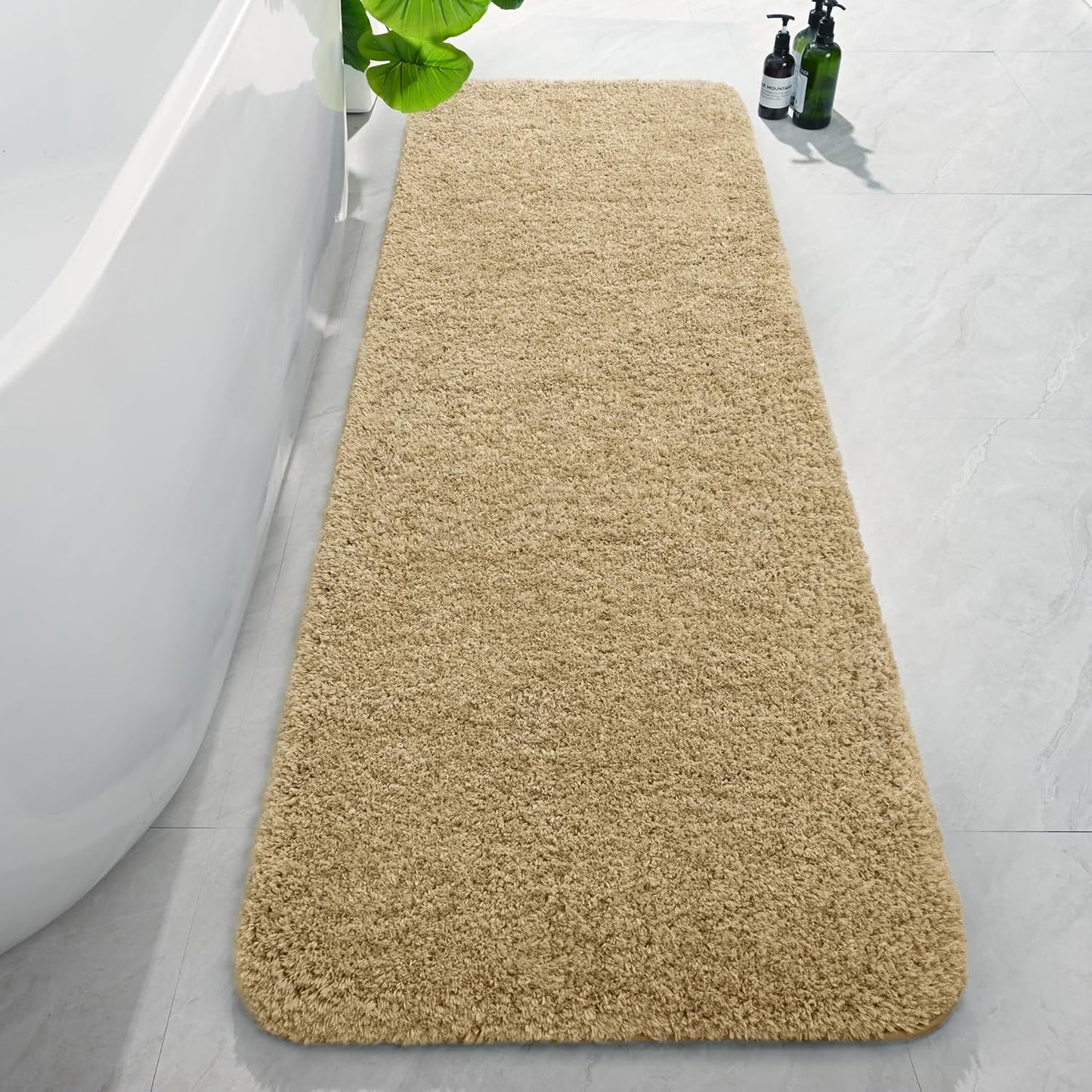 AROGAN Luxury Long Bathroom Runner Rug for Soft Comfort