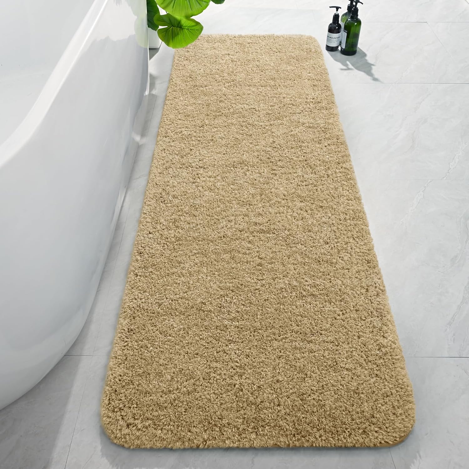 AROGAN Luxury Long Bathroom Runner Rug for Soft Comfort