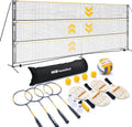 Haokelball 22FT Portable Pickleball Badminton Volleyball Net Set