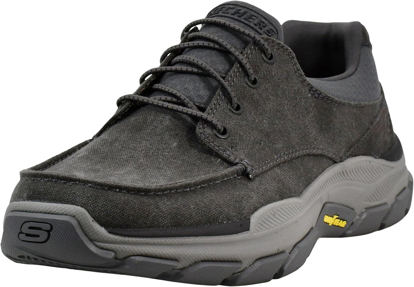 Skechers Mens Respected LoletoMoc Toe Bungee Lace Slip On Review