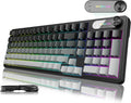 Gradient Black V102 Wired Keyboard 98 Keys - Creamy Gaming RGB
