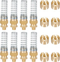 Air Brake Hose End Fitting DOT Brass 1/2 in x 3/8 in - Durable Seal