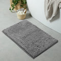 LuxUrux Bath Mat Extra Soft Plush Chenille Bath Rug - Super Absorbent
