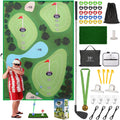 Adjustable Golf Chipping Mat Set - Ultimate Golf Game Kit for All Ages