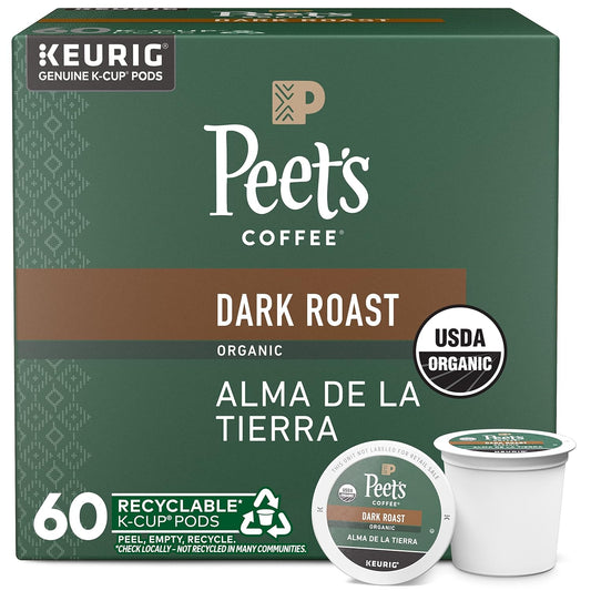 Organic Dark Roast K-Cup Pods, Pack of 6