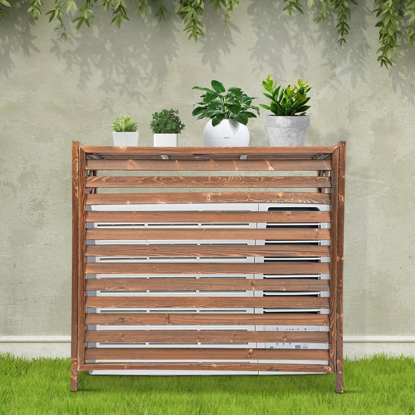 Privacy Screen Panels for Outdoor Garbage Can Enclosure