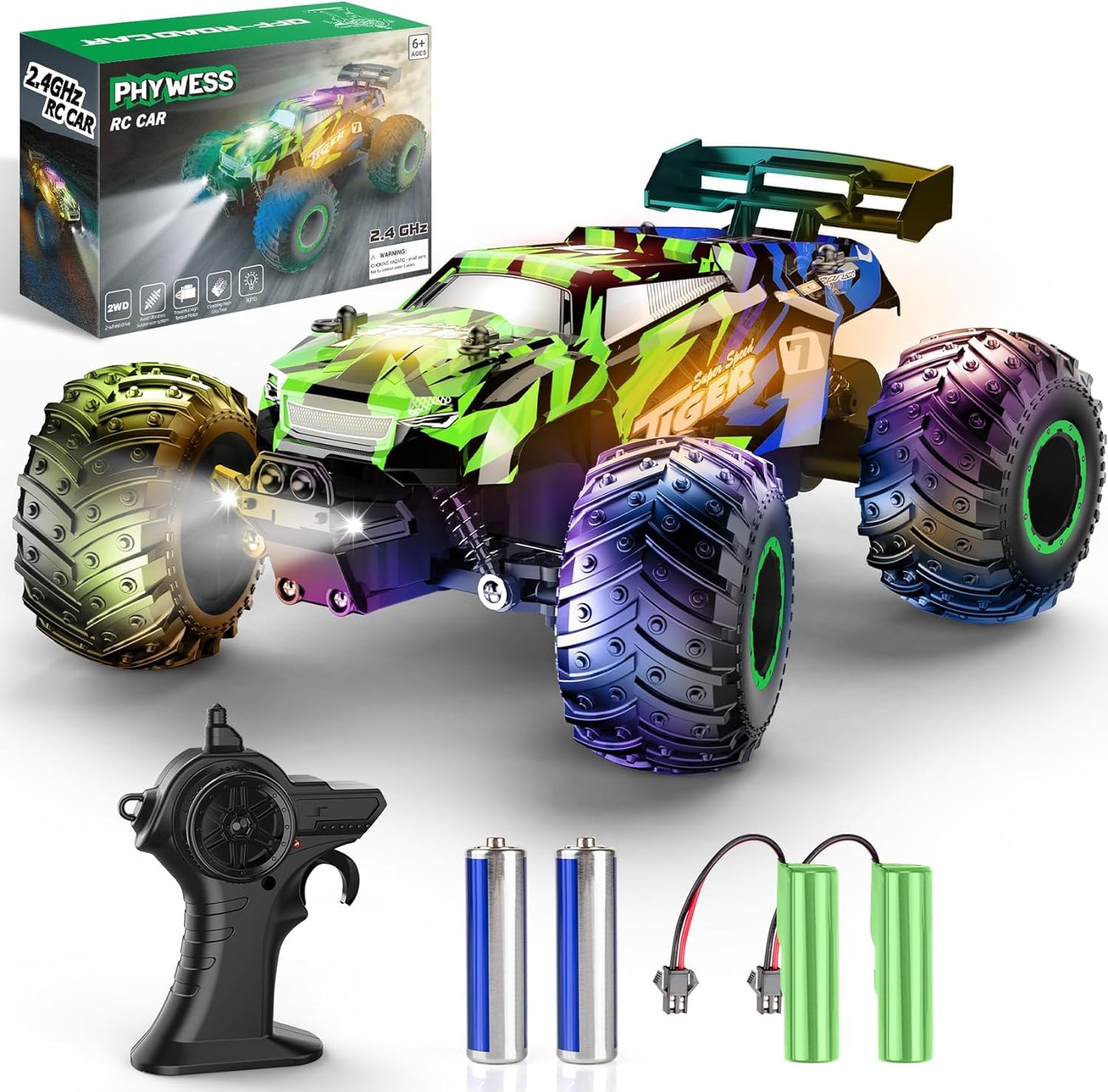 PHYWESS RC Monster Truck: 20 KM/H Off Road Fun!