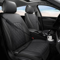 Sanwom Front Car Seat Covers - Waterproof Leather with Storage