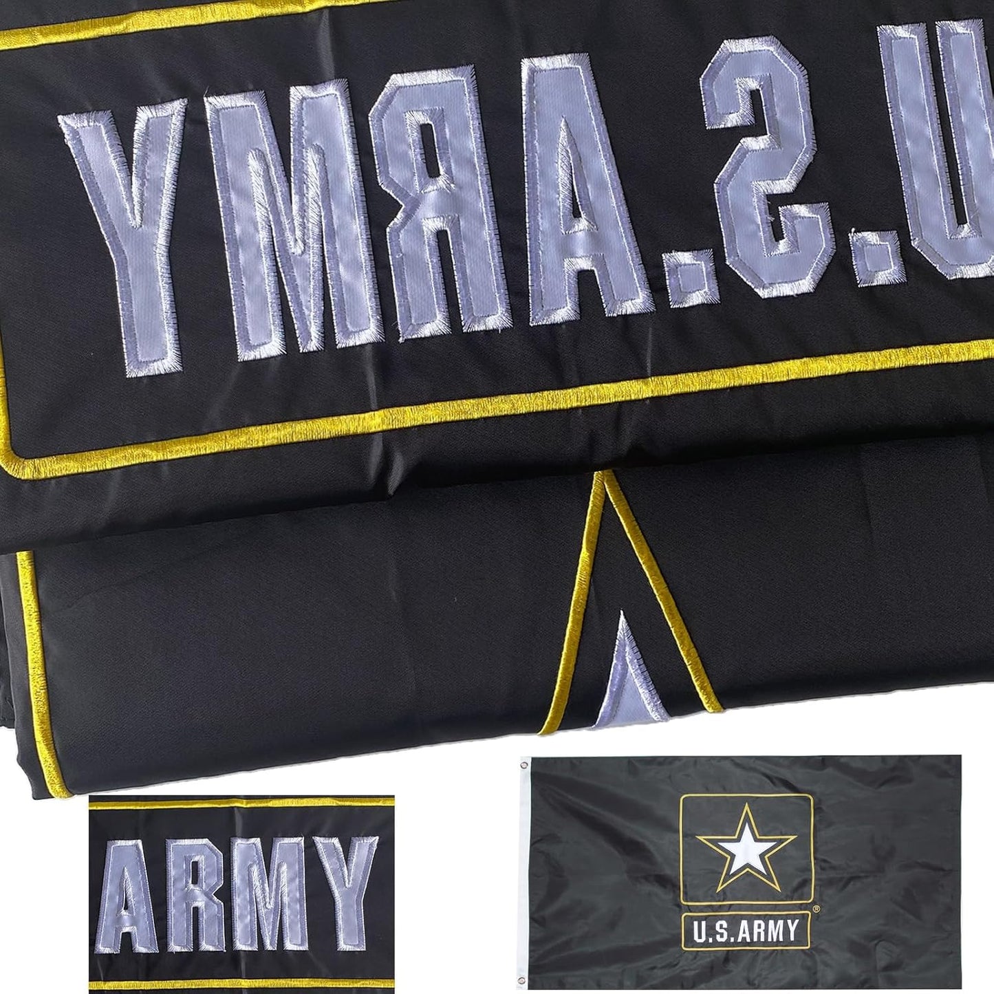 Durable US Army Flag 3x5 Outdoor Heavy Duty Nylon for All Weather