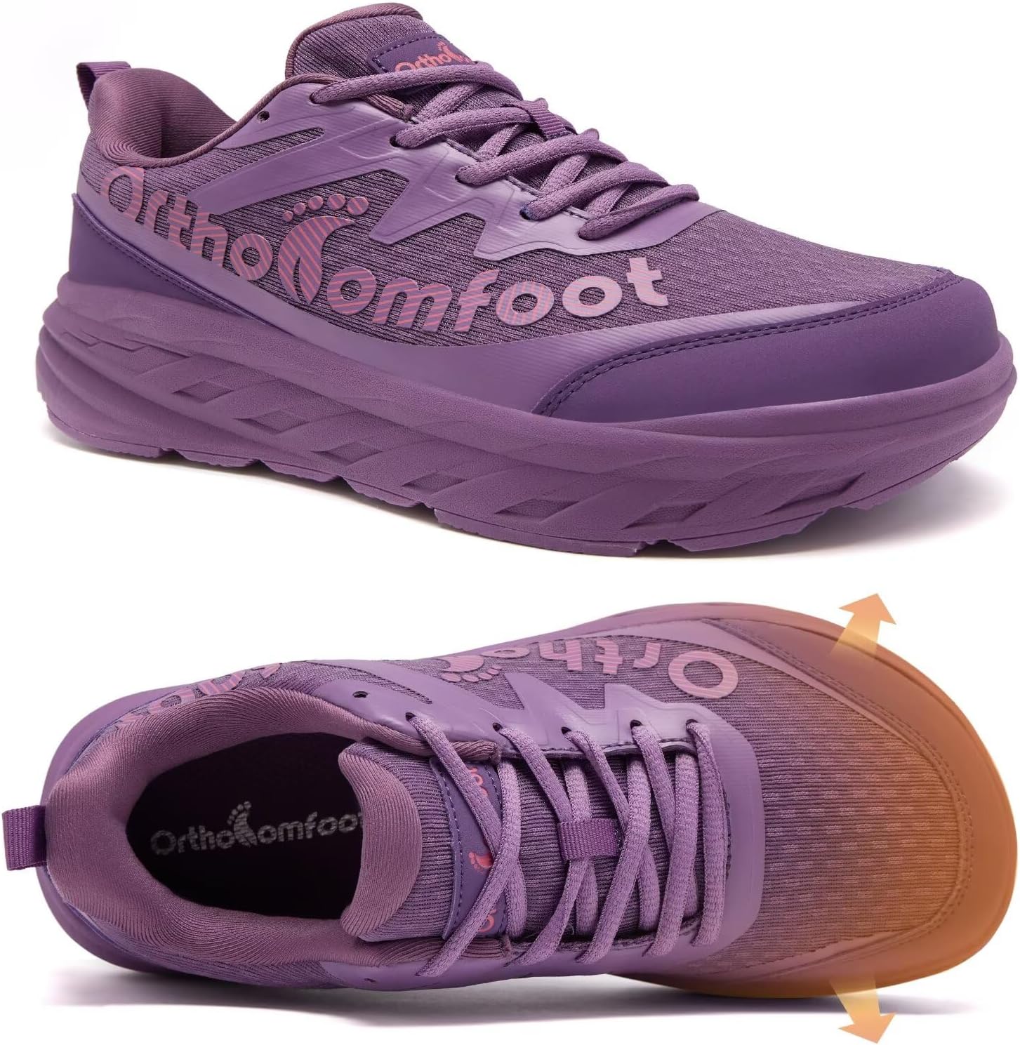 Women's Orthopedic Diabetic Wide Running Shoes for Comfort