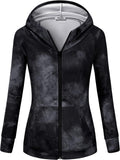 Hibelle Women's Full-Zip Fleece Lined Hoodie - Lightweight Warmth help
