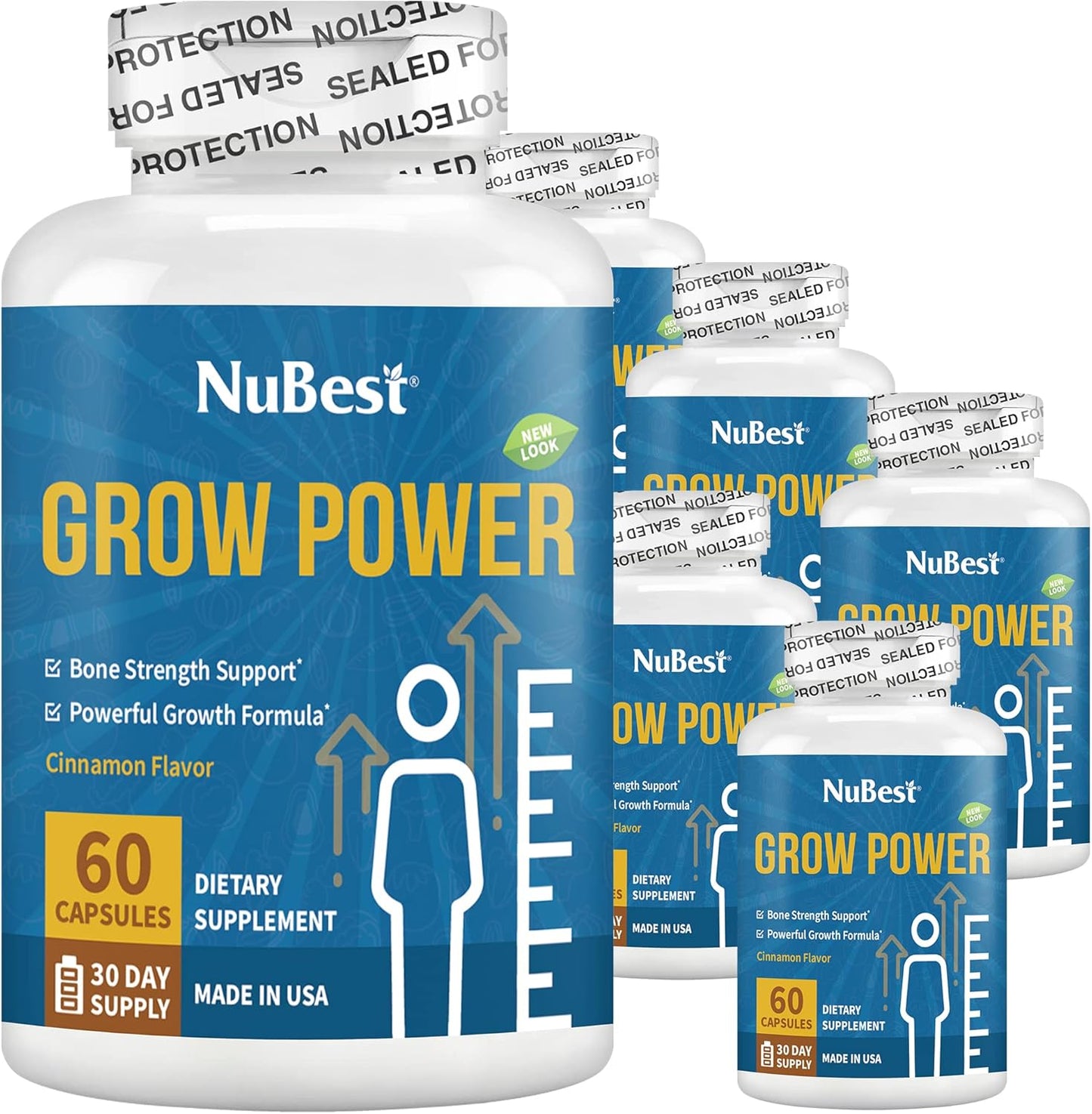 NuBest Grow Power Supplement for Bone Strength and Health