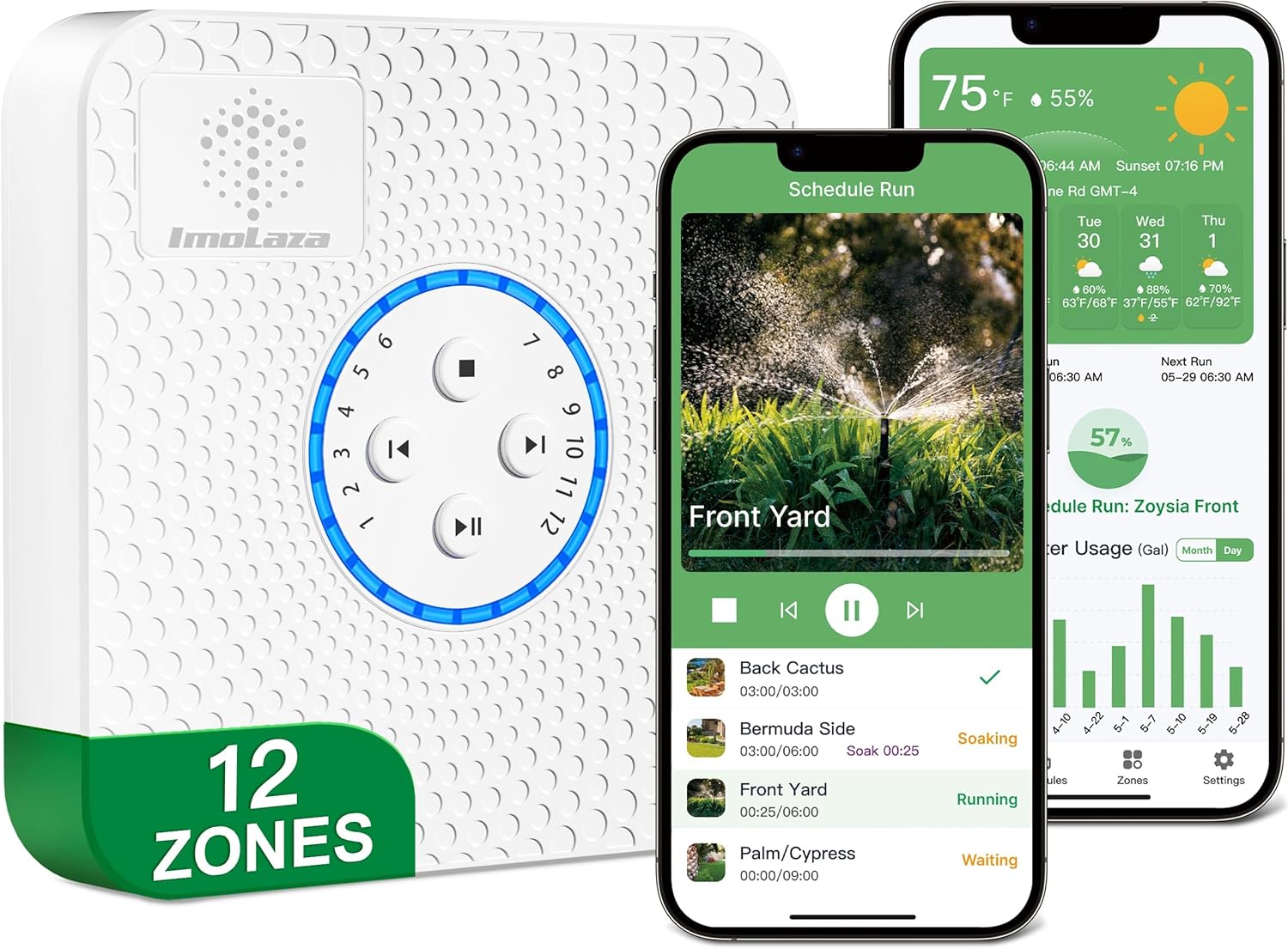 ImoLaza Smart Sprinkler Controller for Efficient Watering